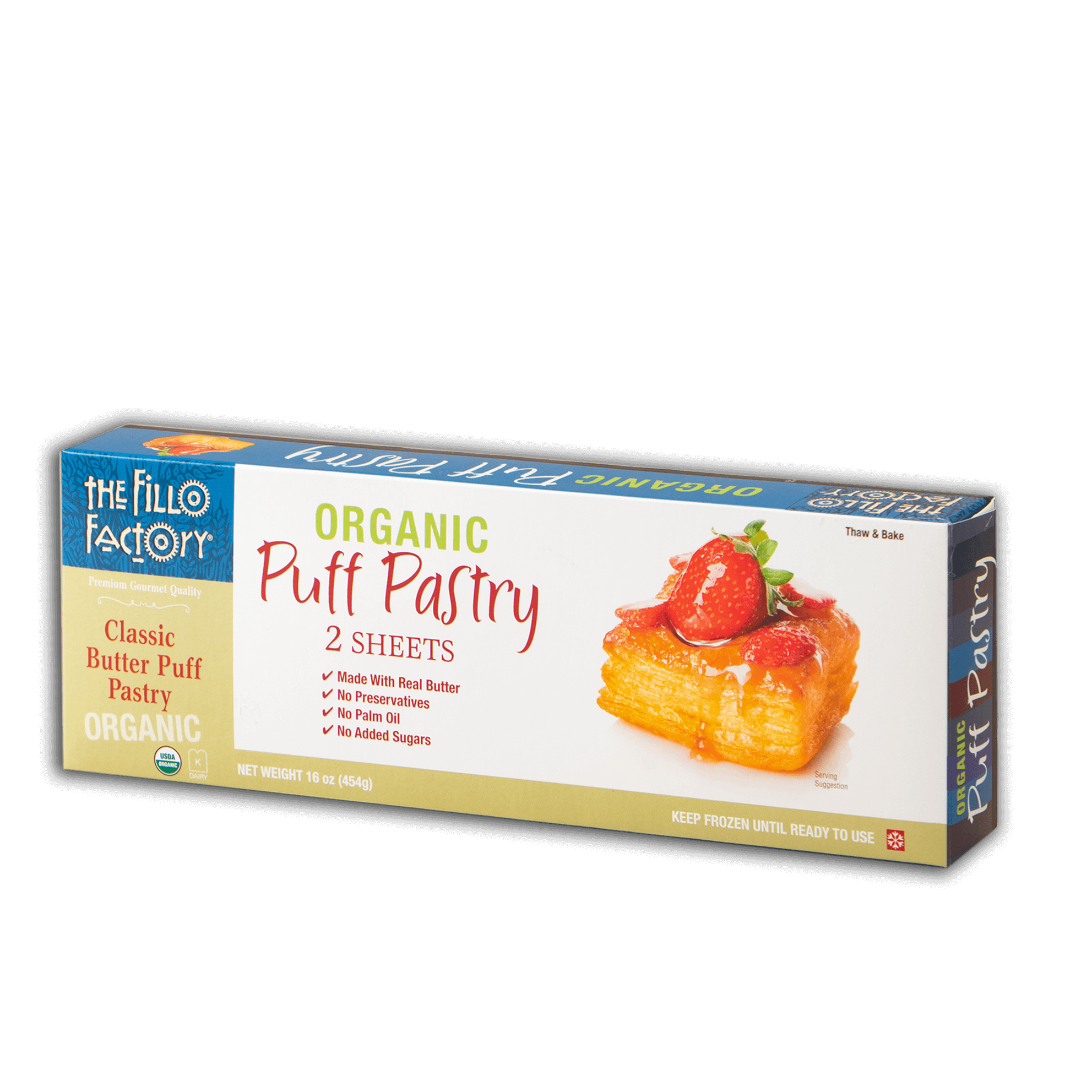 NEW  AmberRye Puff Pastry Dough Sheets 500g - Food Distributor from Europe