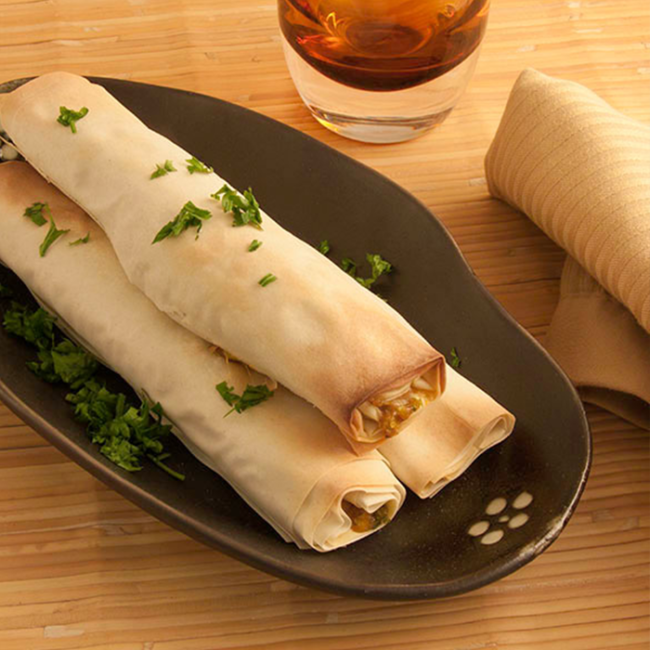 Phyllo Broccoli Cheese Cigars Featured Image