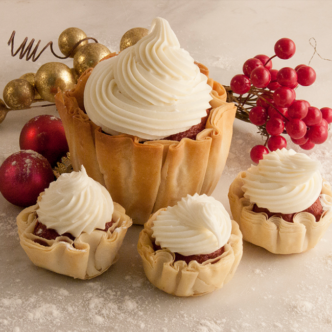 Red Velvet Fillo Cupcakes Featured Image