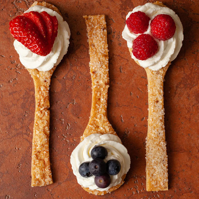 Gluten Free Pastry Spoons